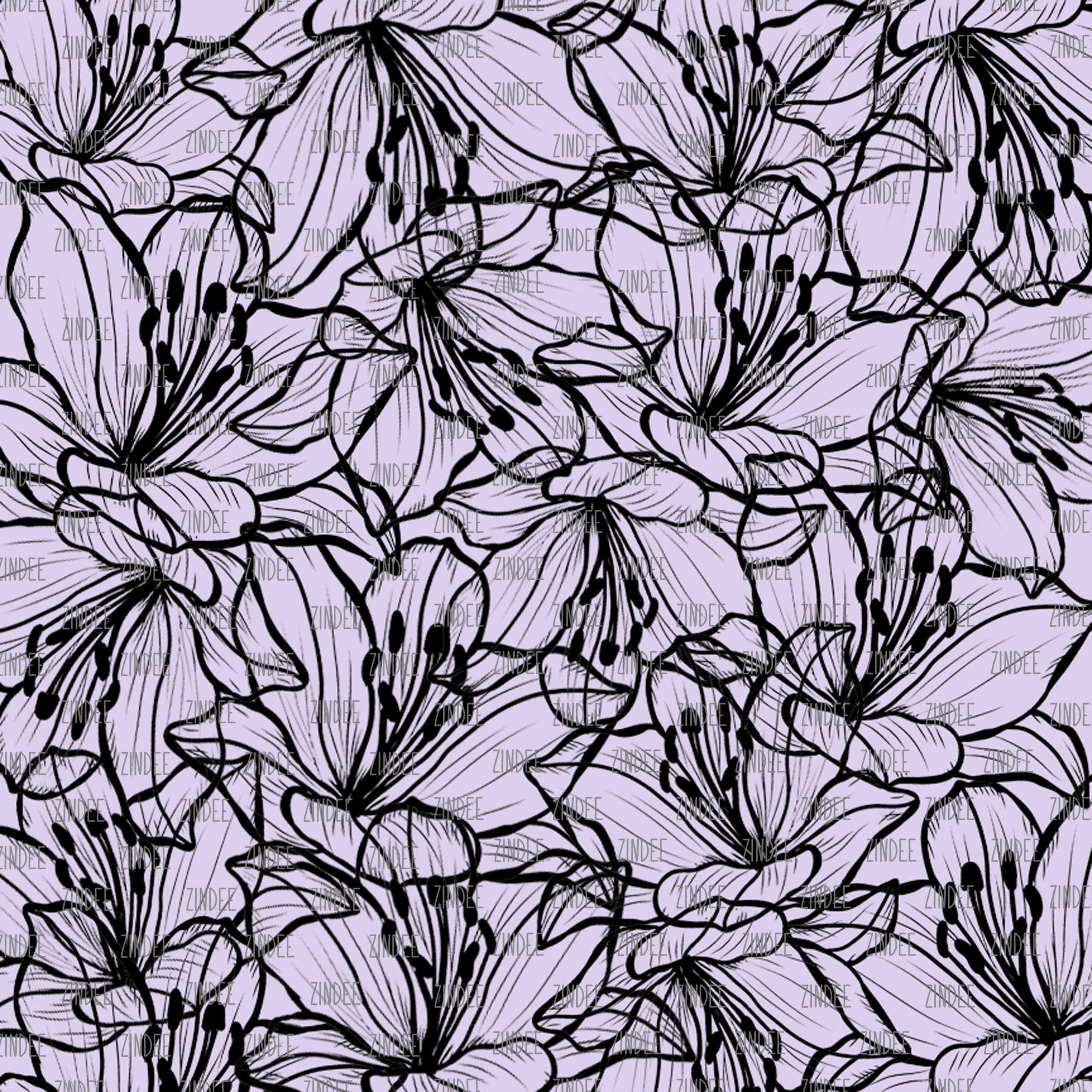 Lily Purple and Black (vinyl)