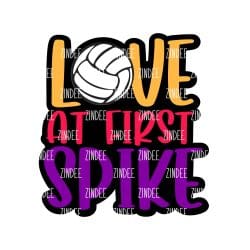 Love at First Spike acrylic blank (2 inch) NO HOLE - Image 2