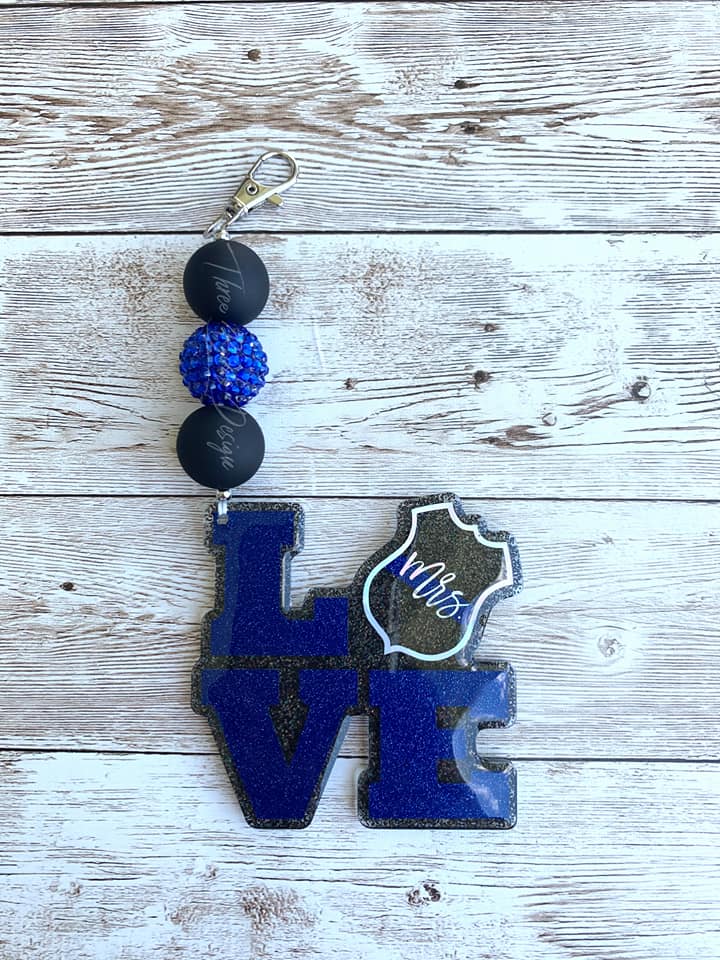 Love police Acrylic Blank- Sticker- UV DTF (3 inch) - Image 3