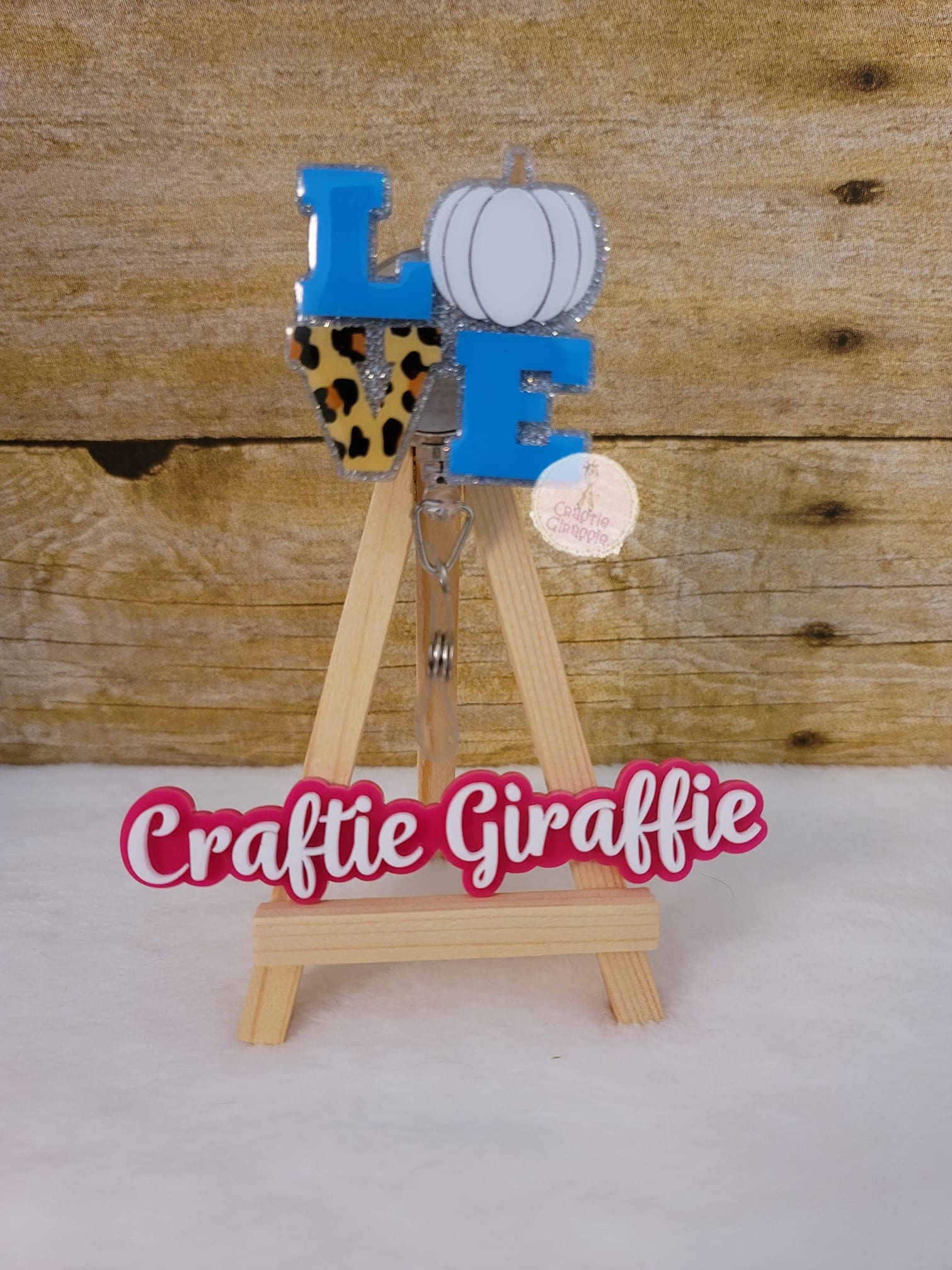 Love Pumpkin Acrylic Blank- Sticker- UV DTF (2 inch) NO HOLE - Image 5