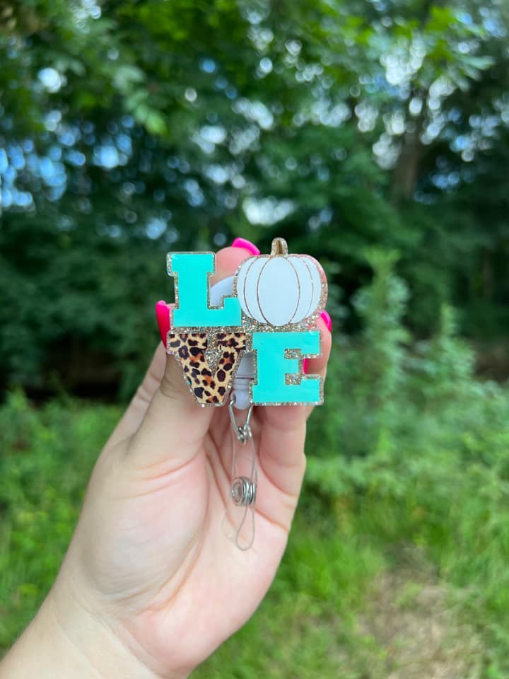 Love Pumpkin Acrylic Blank- Sticker- UV DTF (2 inch) NO HOLE - Image 3