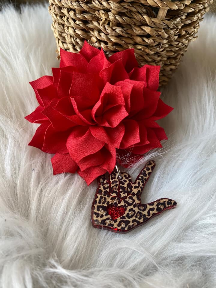 Love Sign Language Acrylic Blank- Sticker- UV DTF (3 inch) - Image 3