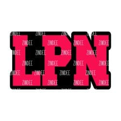 LPN – Acrylic Badge Reel Blank (2") No Hole | Optional Sticker or UV DTF