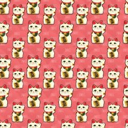 Lucky Cat (digital paper)