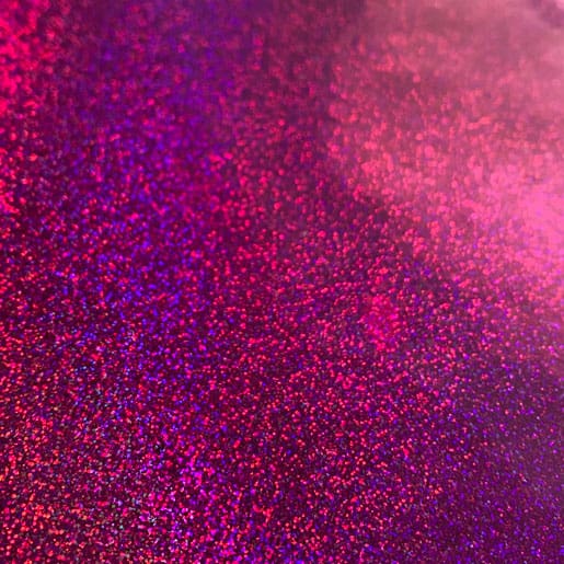 Alternative view of Magenta Holographic Glitter