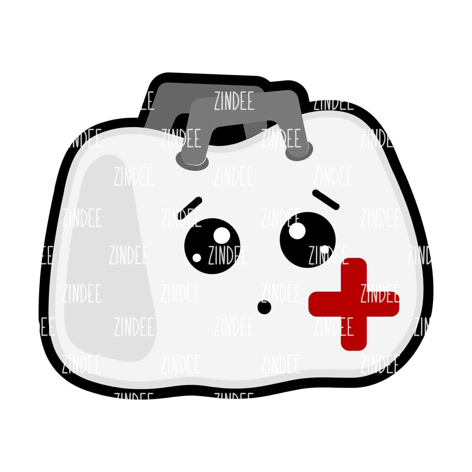 Medical Bag Acrylic Blank- Sticker- UV DTF (2 inch) NO HOLE