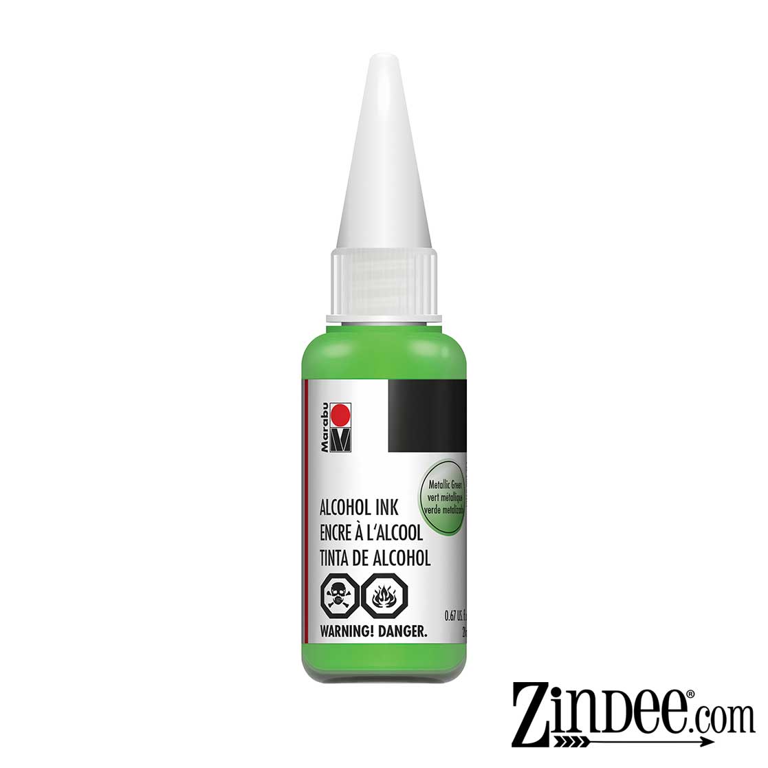 Metallic Green Alcohol Ink