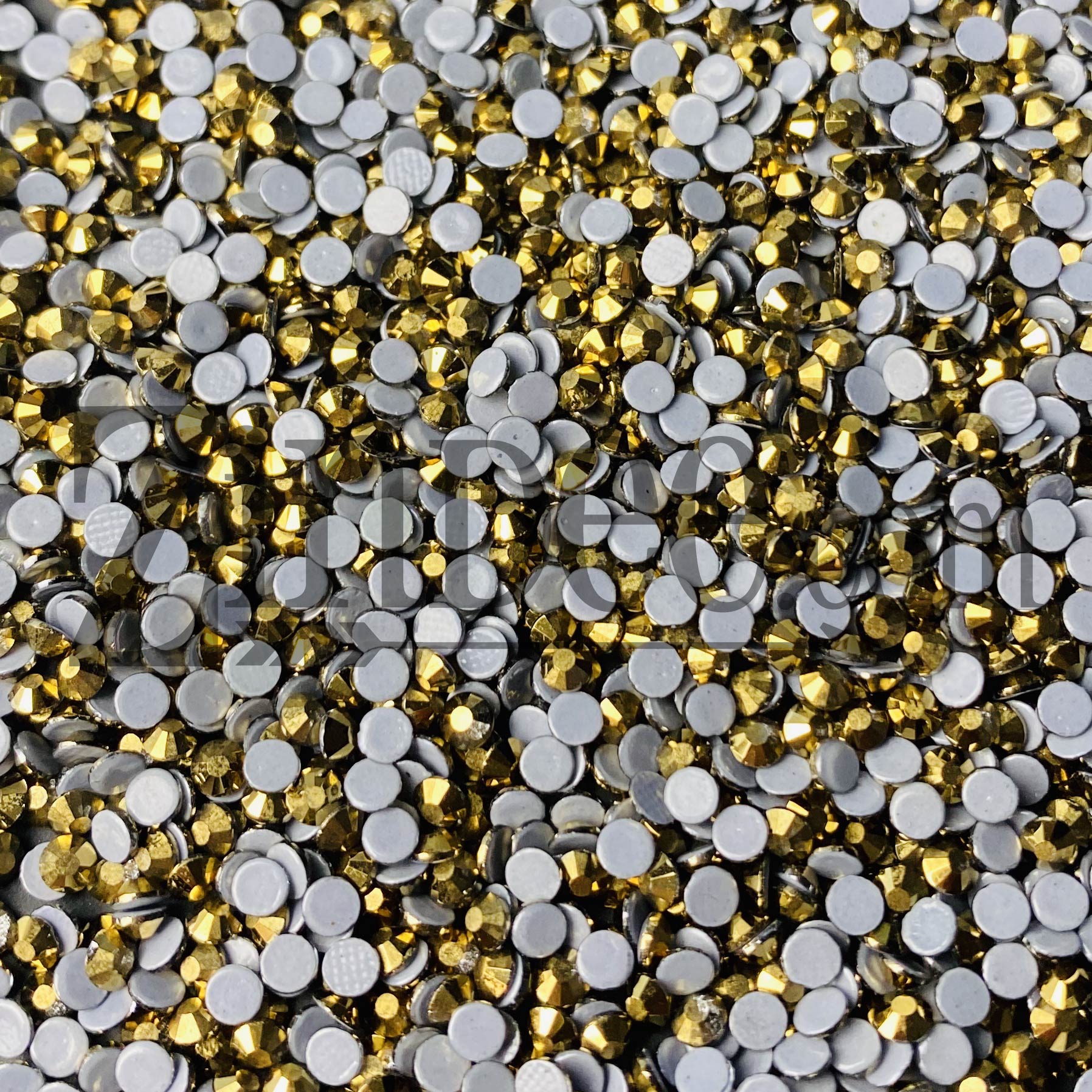 Alternative view of Mine gold Hotfix Rhinestone ss10 (machine cut) 10 Gross