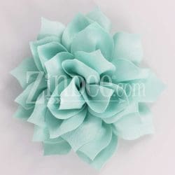 Mineral Ice Fabric Flower (3.5")
