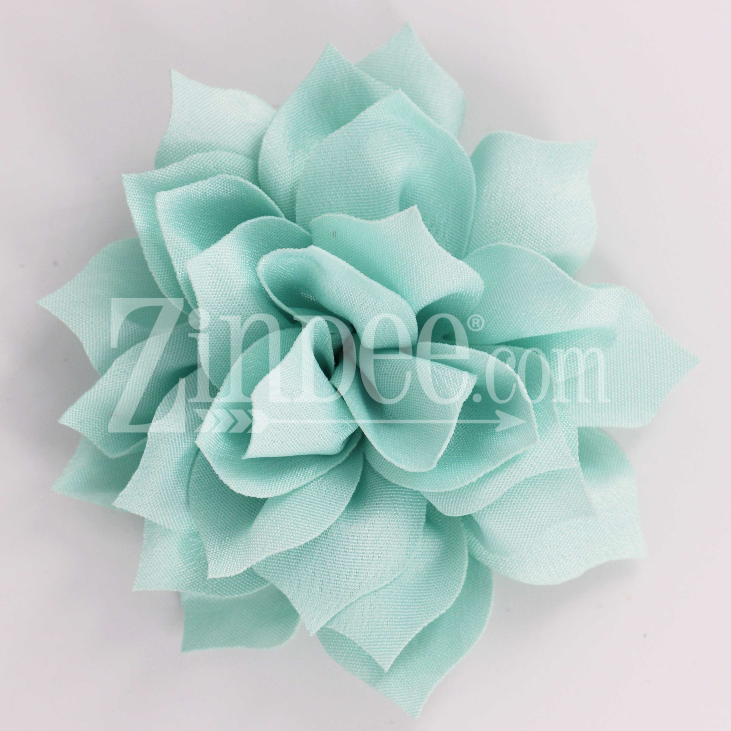 Mineral Ice Fabric Flower (3.5")