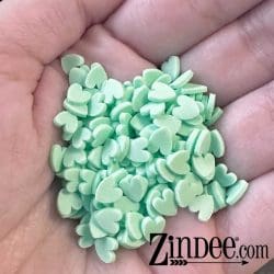 Alternative view of Mint Hearts Polymer Clay