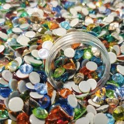 Mixed Color Regular Hotfix Rhinestone ss30 (machine cut) 100+ stones