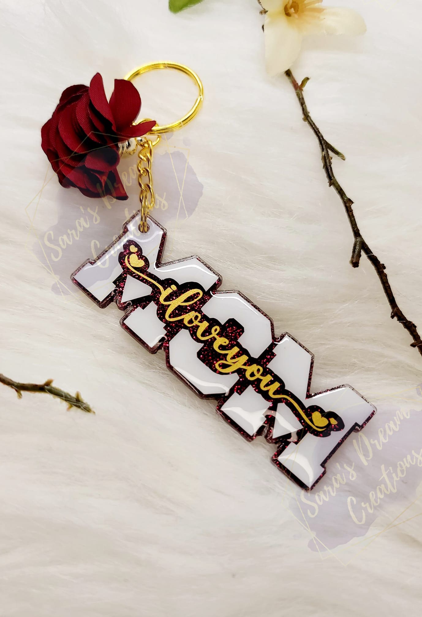 Mom (word) Acrylic Blank- Sticker- UV DTF (3 inch) - Image 12