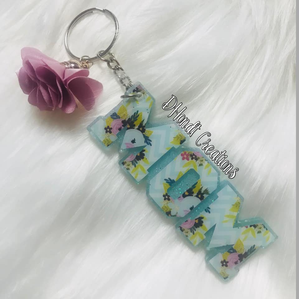 Mom (word) Acrylic Blank- Sticker- UV DTF (3 inch) - Image 18