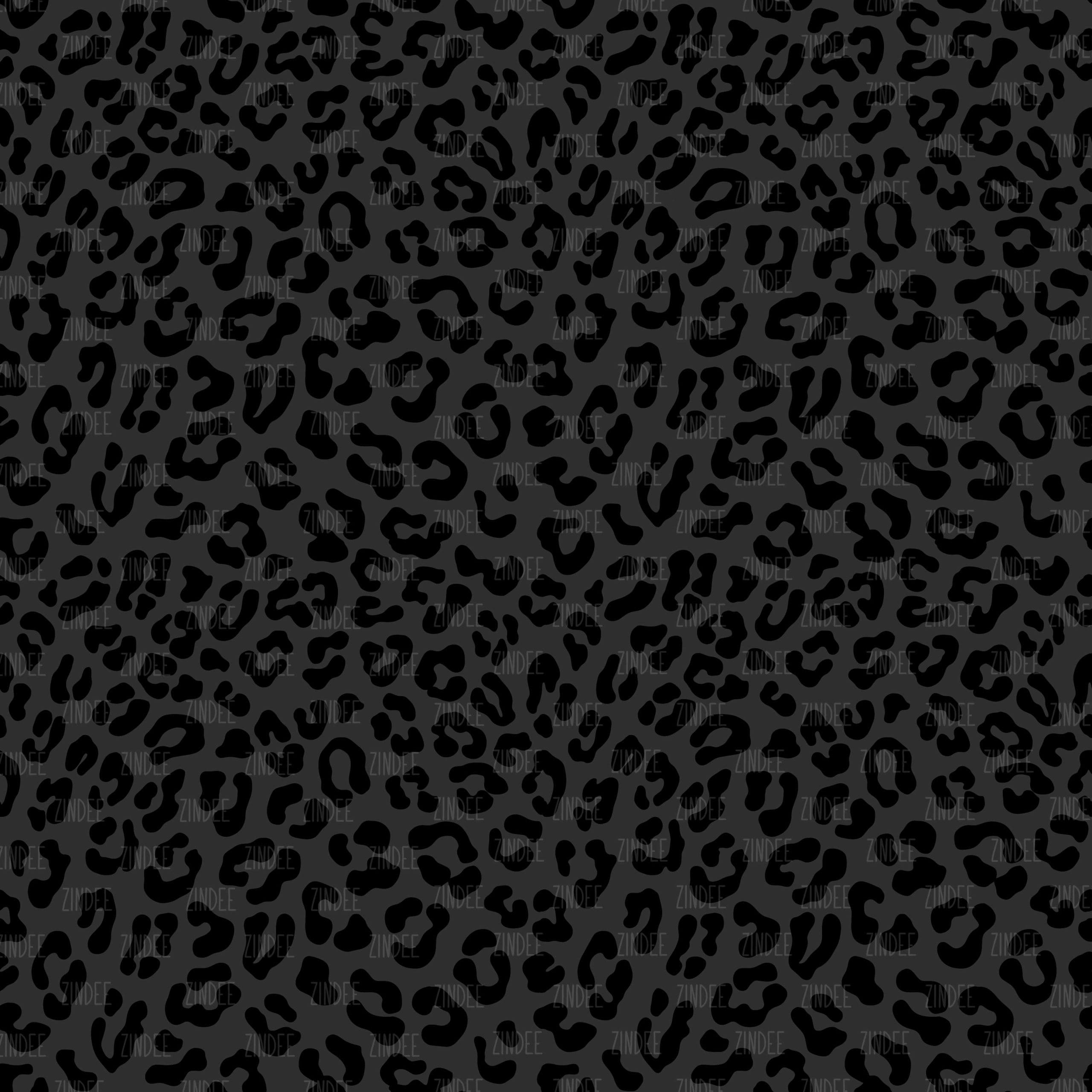 Monochromatic Leopard (digital paper)