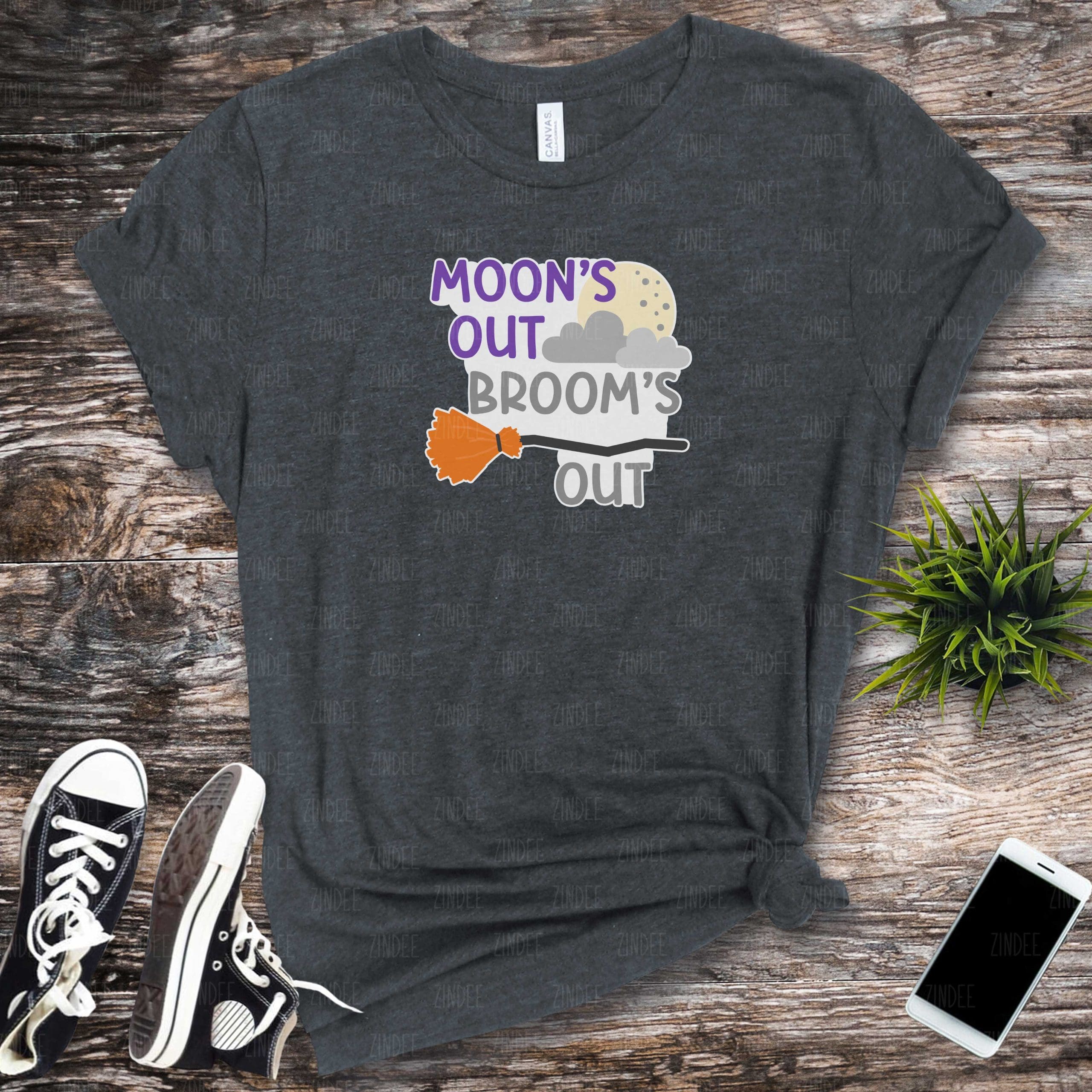 Moons Out Brooms Out (HTV ready to press)