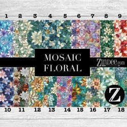 Mosaic Floral (vinyl)
