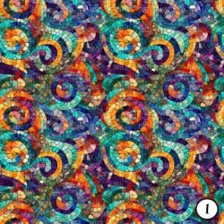 Alternative view of Mosaic Gemstone Swirl (vinyl)