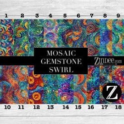 Mosaic Gemstone Swirl (vinyl)