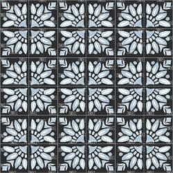 Mosaic Tiles Black seamless (vinyl)