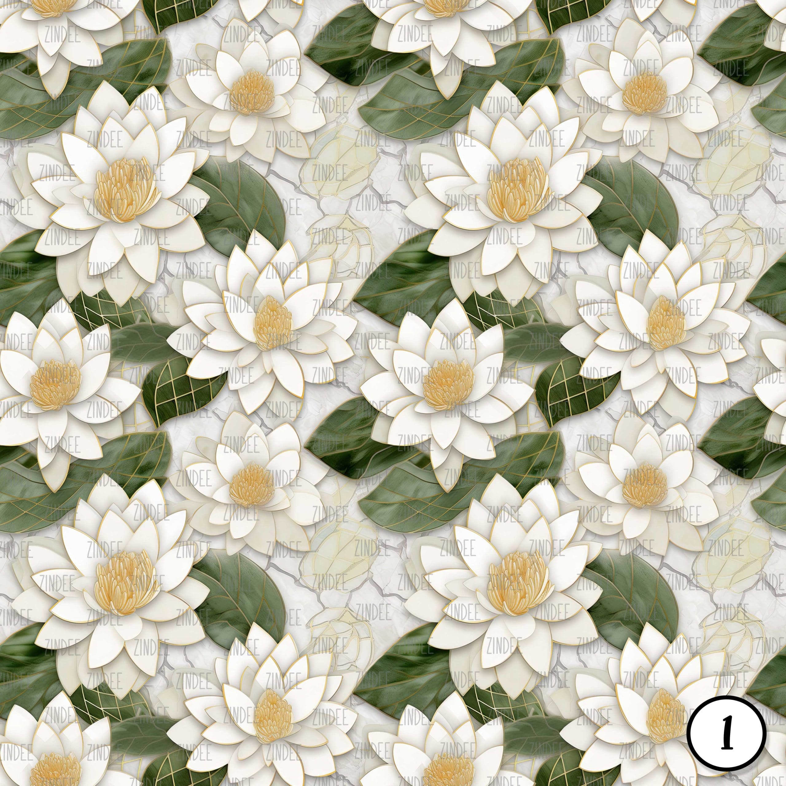 Alternative view of Mosaic White Lotus (vinyl)