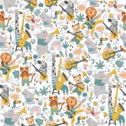 Musical Animals Safari White seamless (vinyl)
