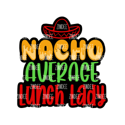 Nacho Average Lunch Lady – Acrylic Keychain Blank (3") | Optional Sticker or UV DTF