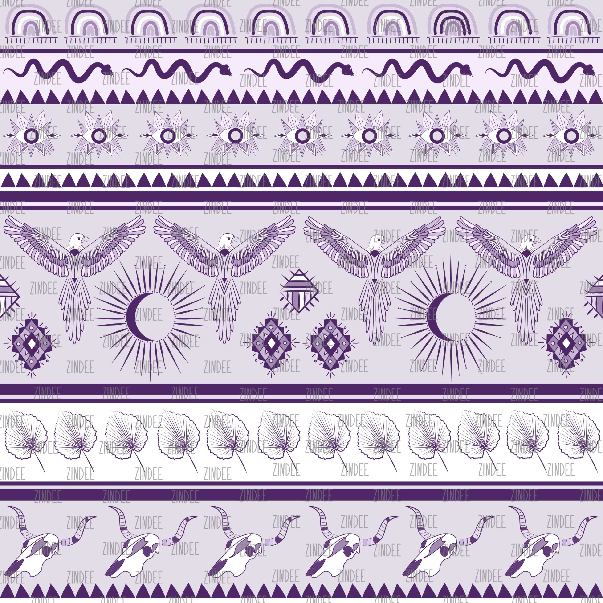 Native American Purple seamless (vinyl)