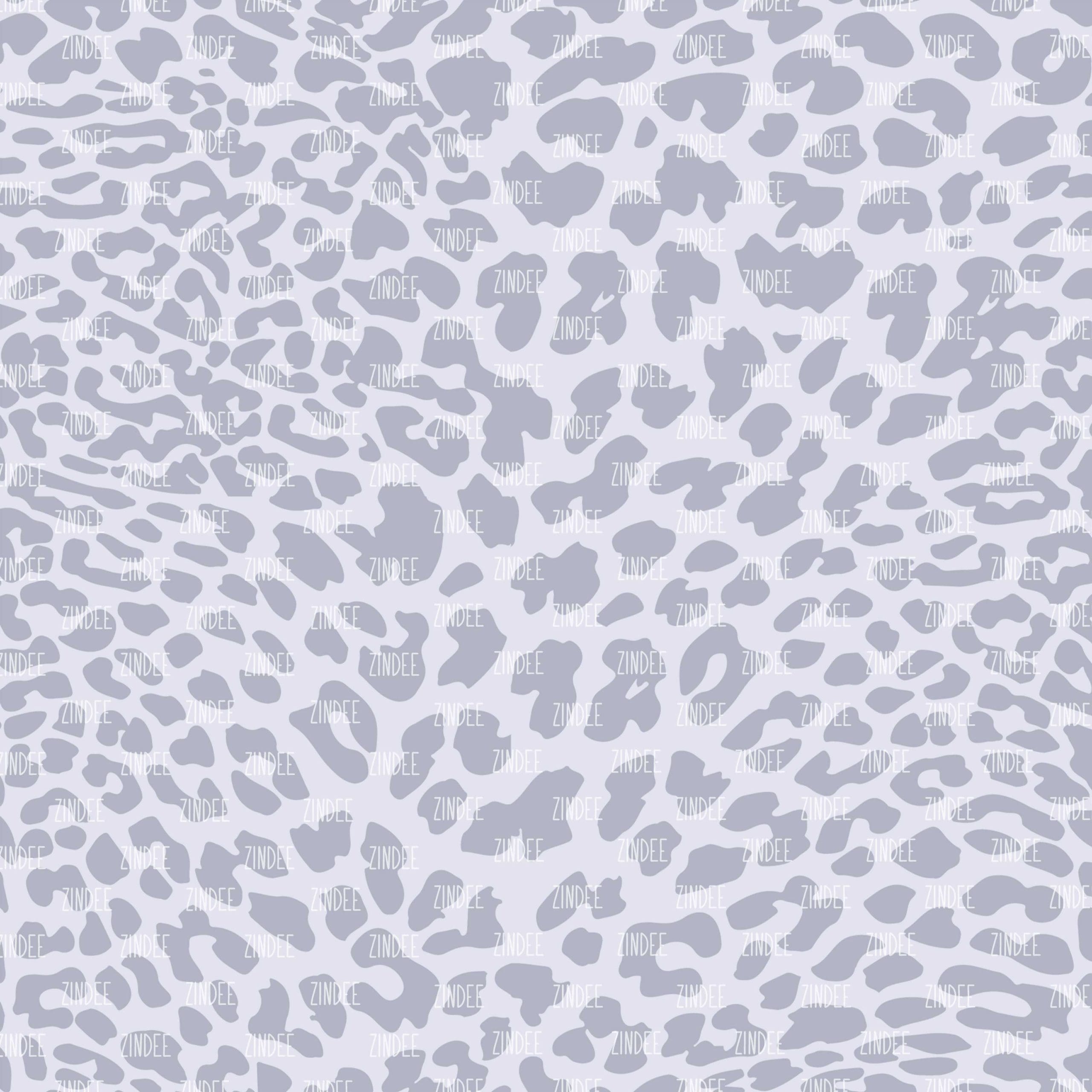 Neutral Leopard Blue (vinyl)