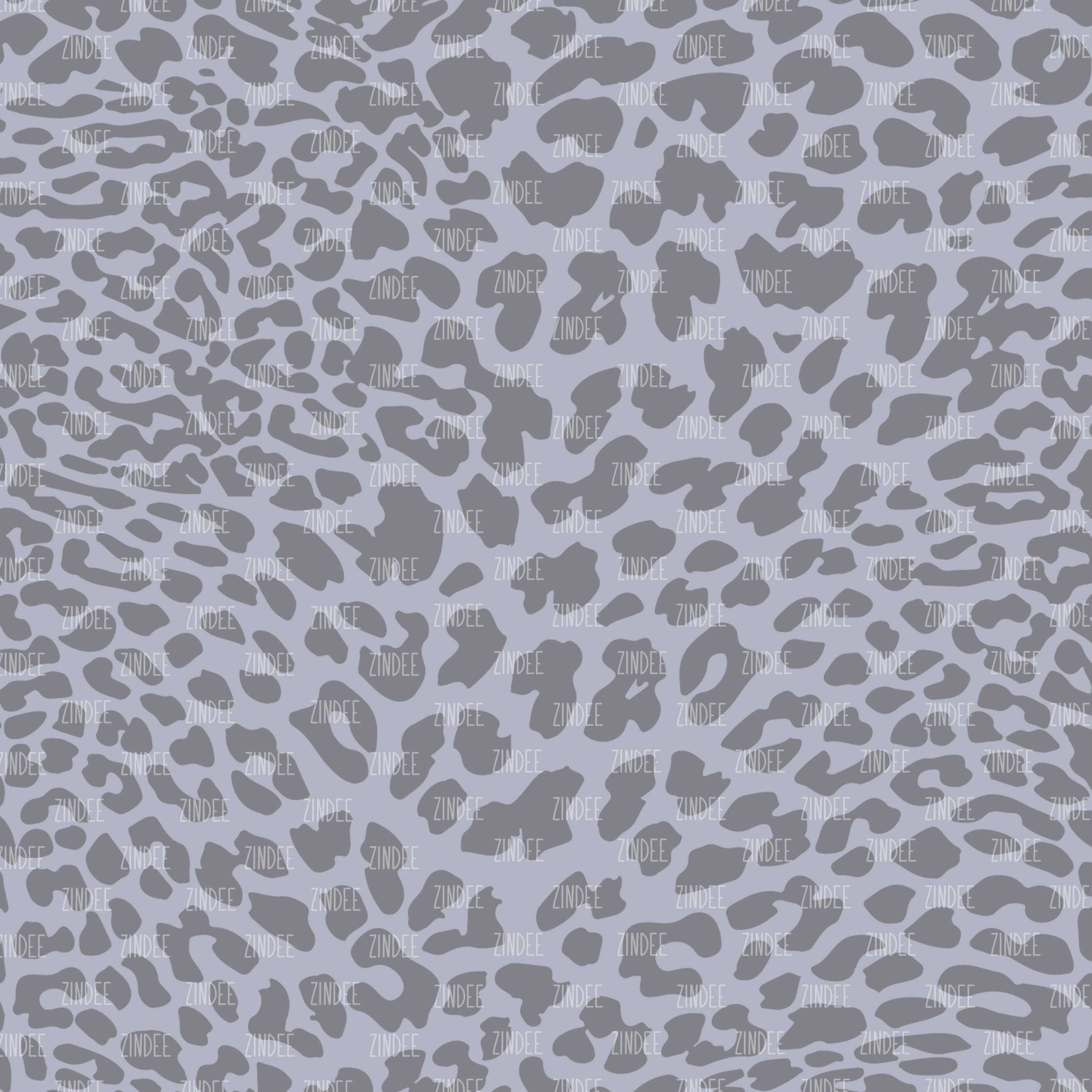 Neutral Leopard Dark Blue (vinyl)