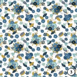 Navy Blooms (vinyl) - Image 10