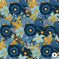 Navy Blooms (vinyl) - Image 5