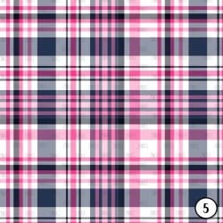 Navy Pink Plaids (vinyl) - Image 6