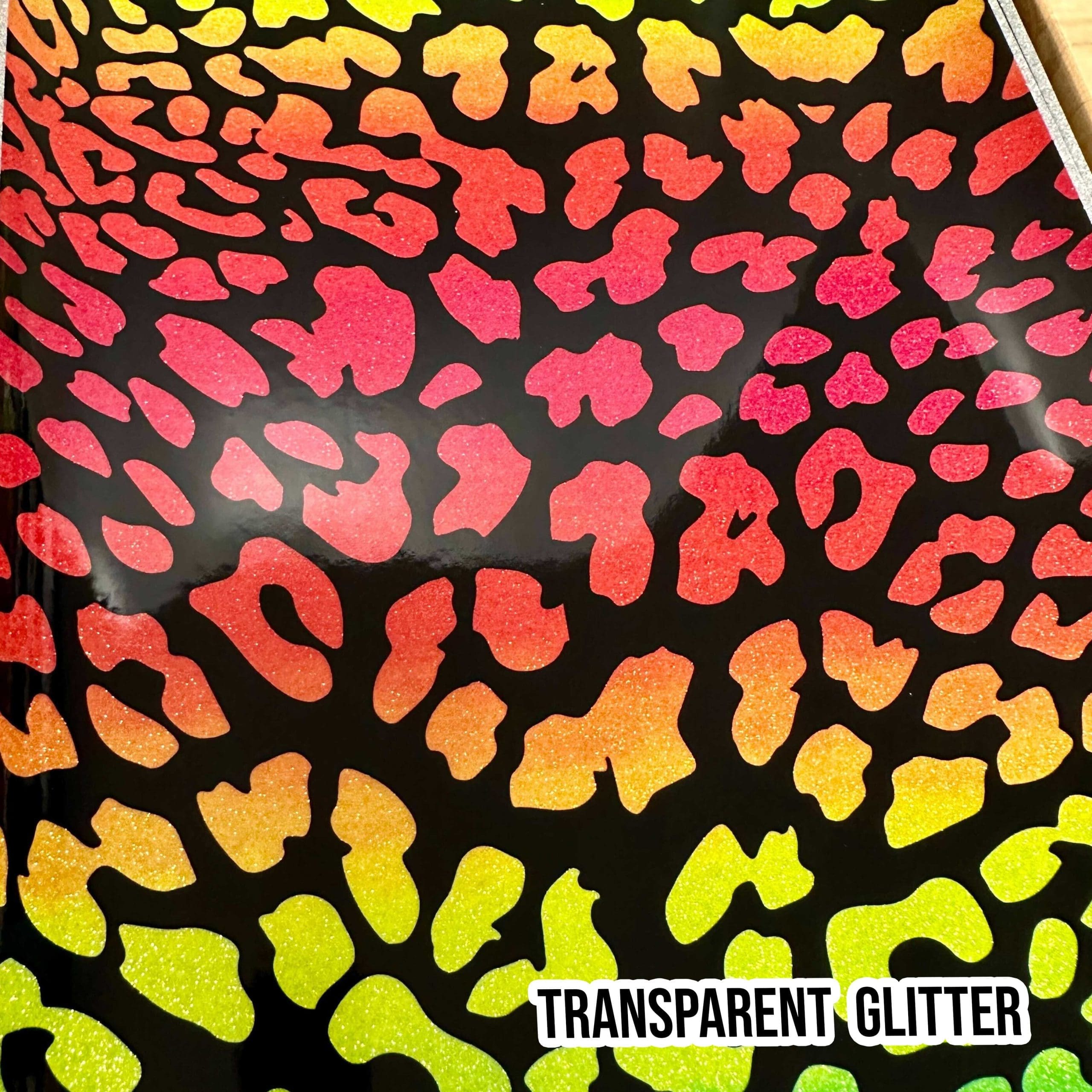 Alternative view of Neon Leopard Black vinyl)