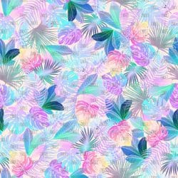 Neon Tropics Peach seamless (digital paper)