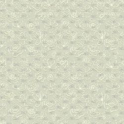 Neutral Floral Outline Light Sage seamless (digital paper)