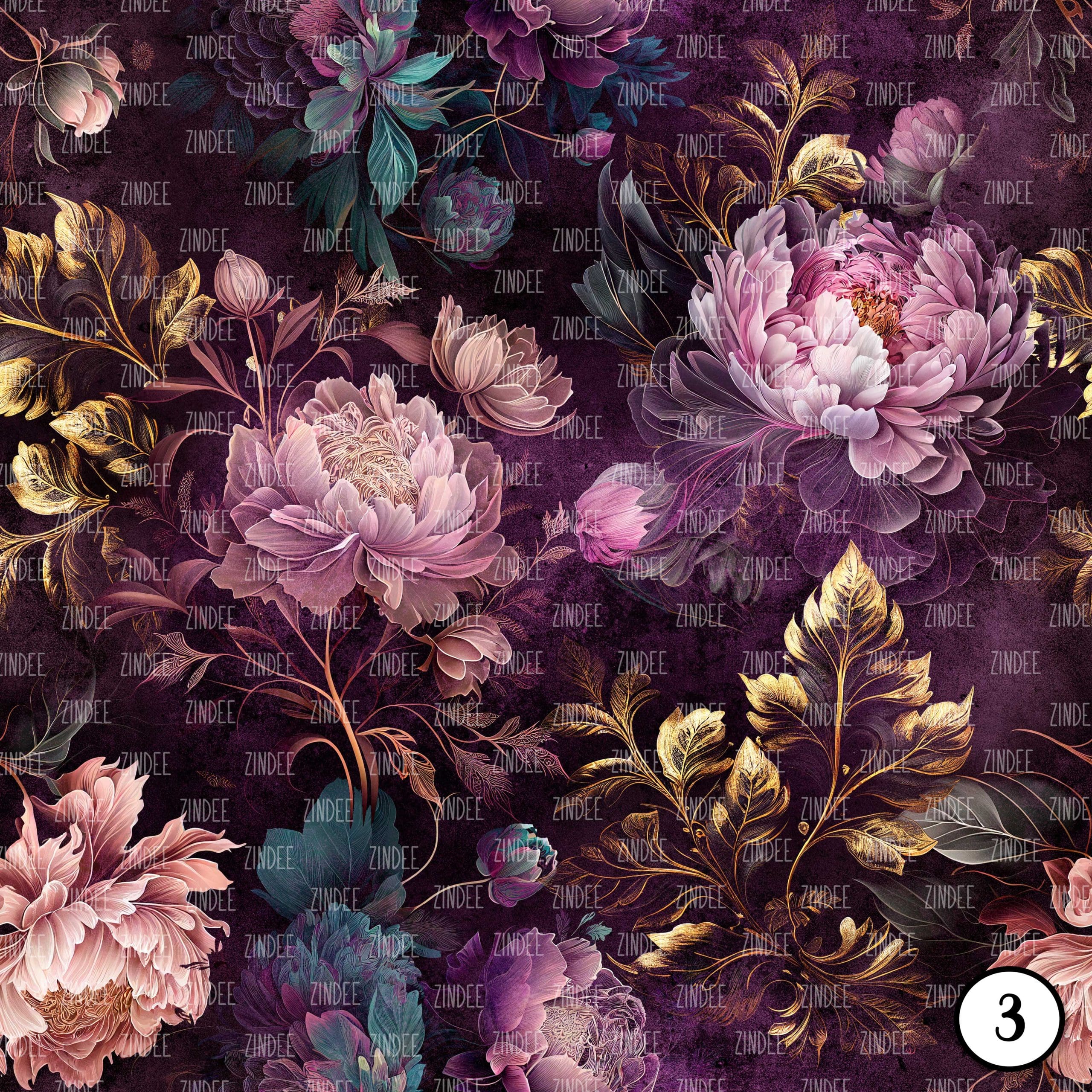 Night Time Peonies (vinyl) - Image 4