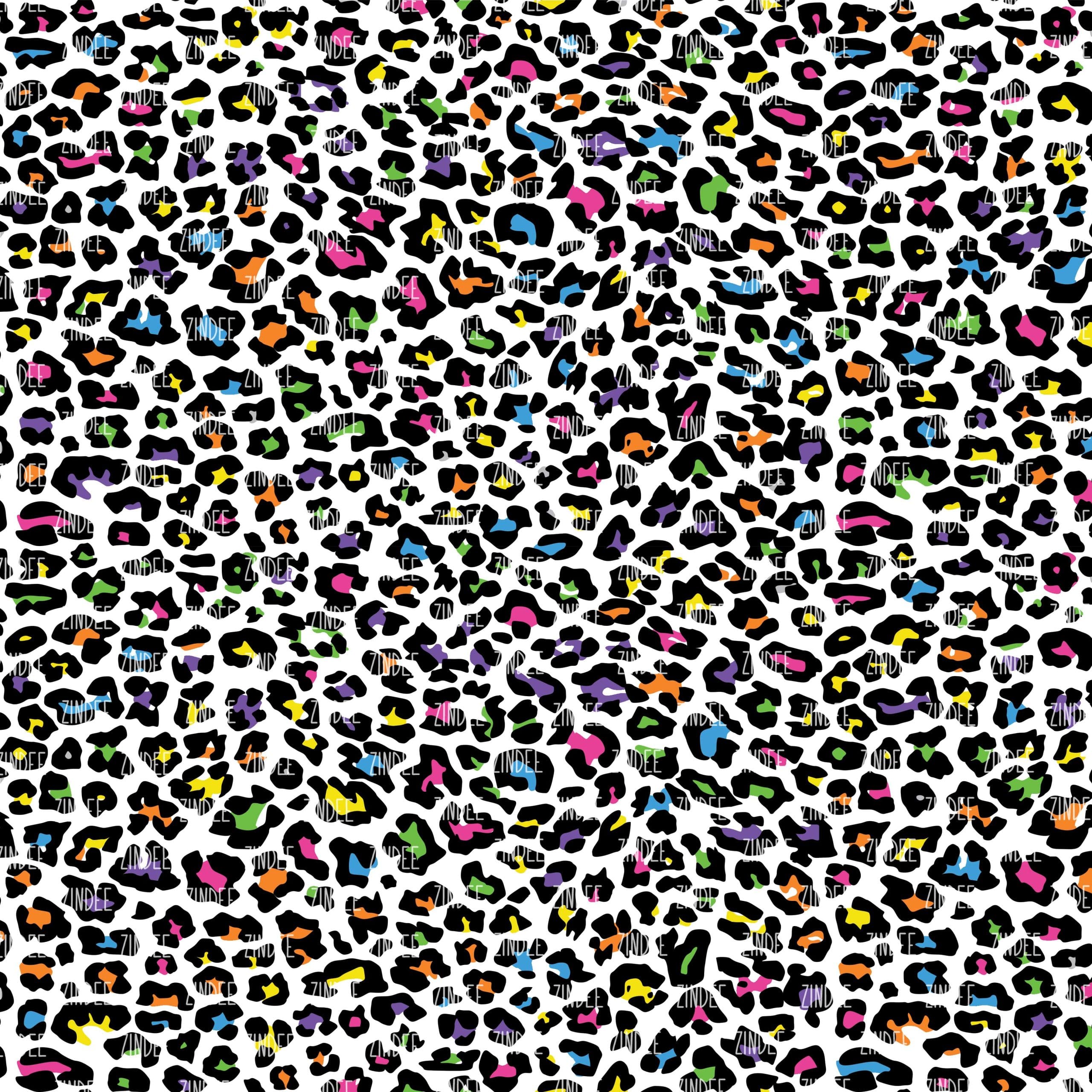 Nineties Leopard Black (vinyl)