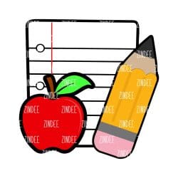Notebook Paper Sublimation Transfer