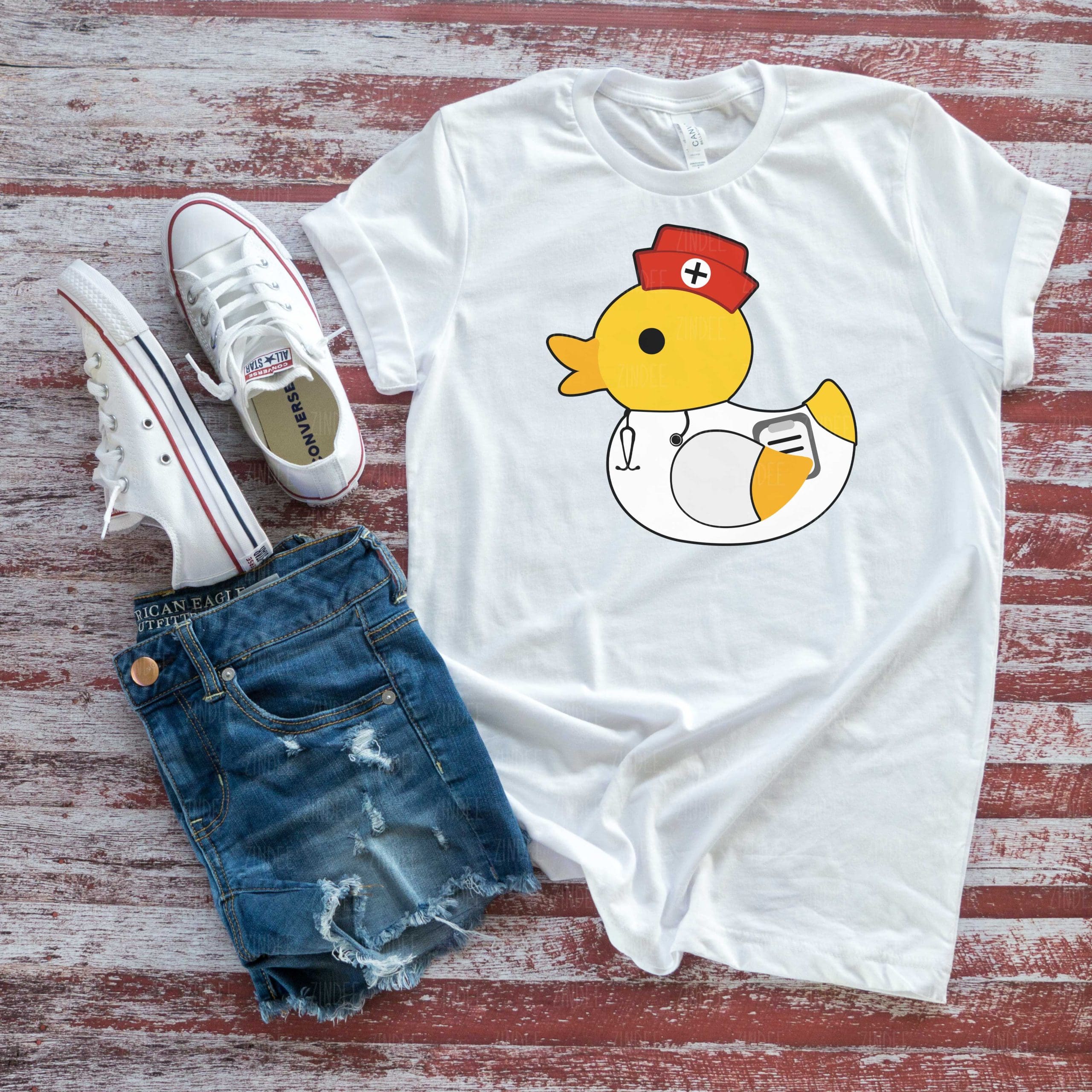 Nurse Duck (HTV ready to press)