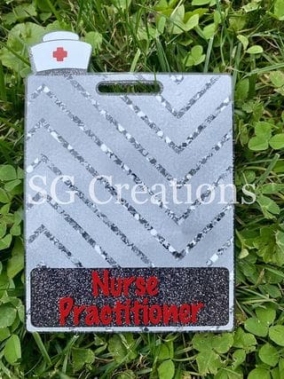 Nurse Hat Badge Buddy Horizontal (Extended-Version) (lightweight acrylic) - Image 3