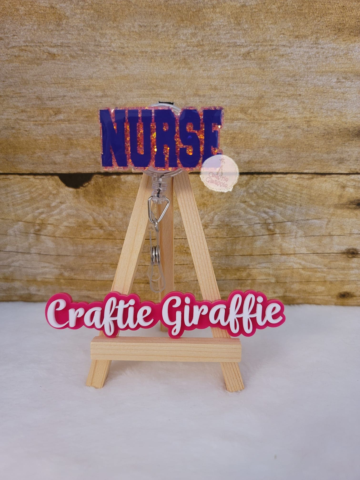 Nurse (word) Acrylic Blank- Sticker- UV DTF (2 inch) NO HOLE - Image 3