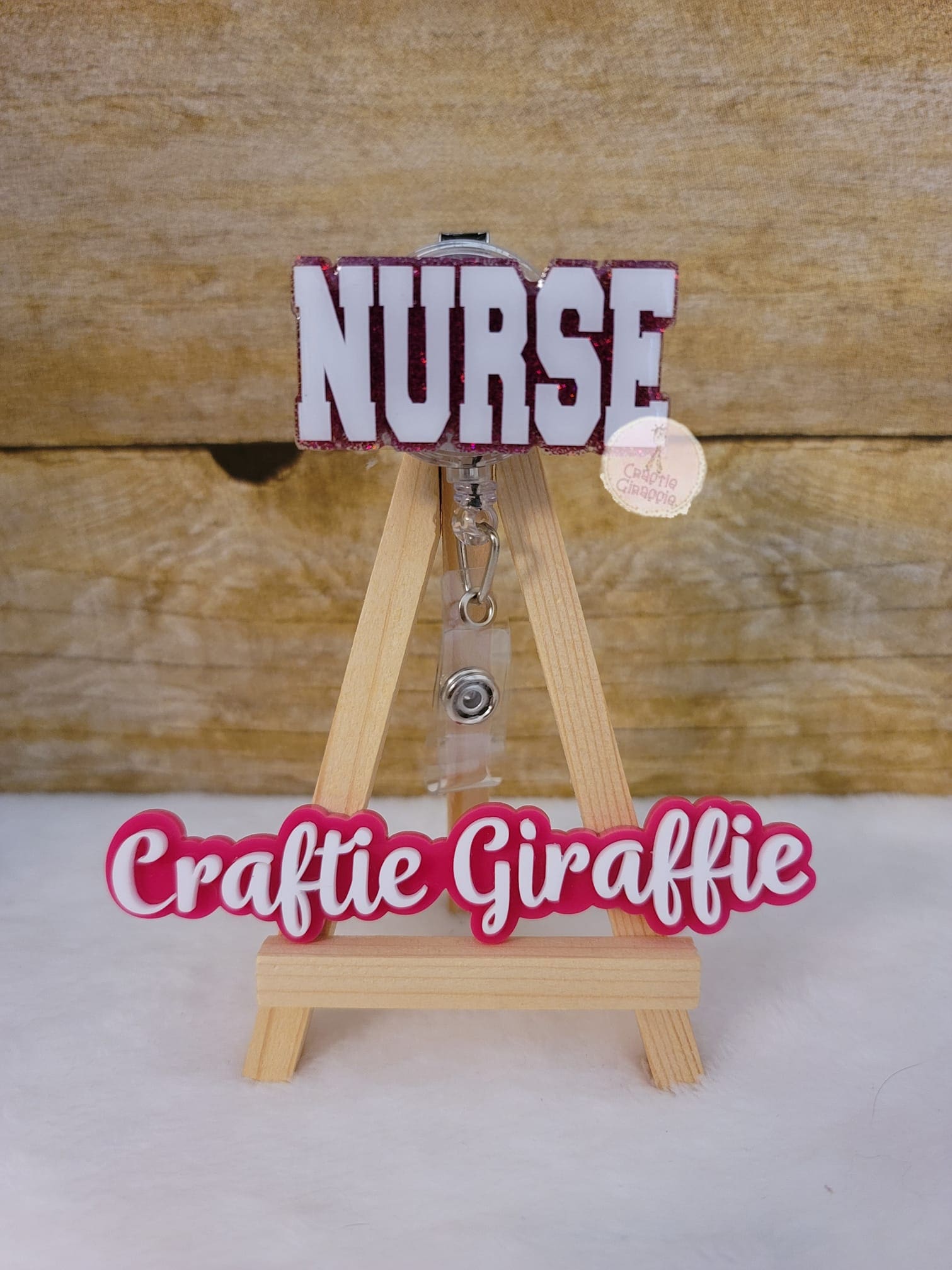 Nurse (word) Acrylic Blank- Sticker- UV DTF (2 inch) NO HOLE - Image 4