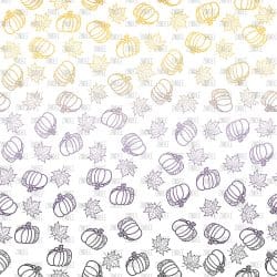 Ombre Sketch Halloween Pumpkins (vinyl)