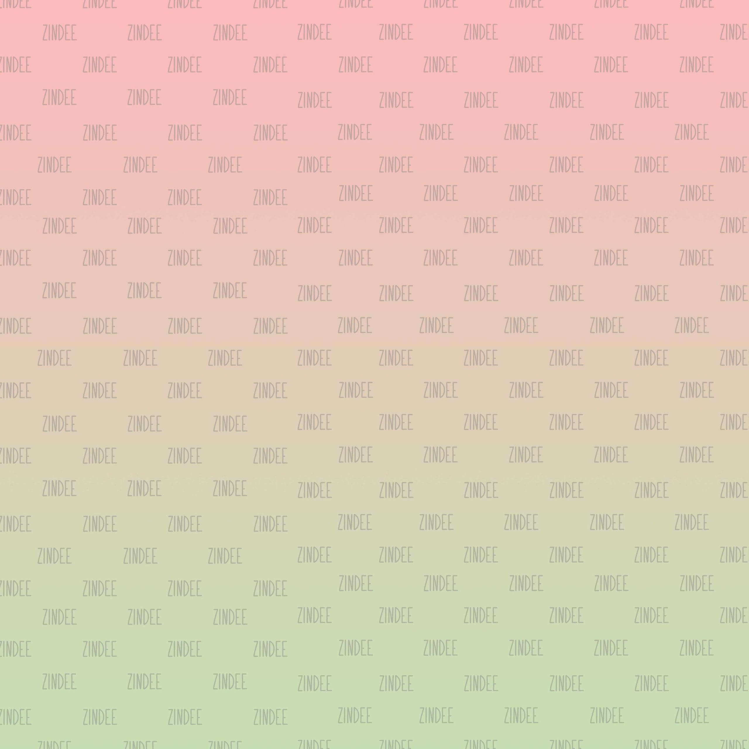 Ombre Soft Pink and Green seamless (vinyl)