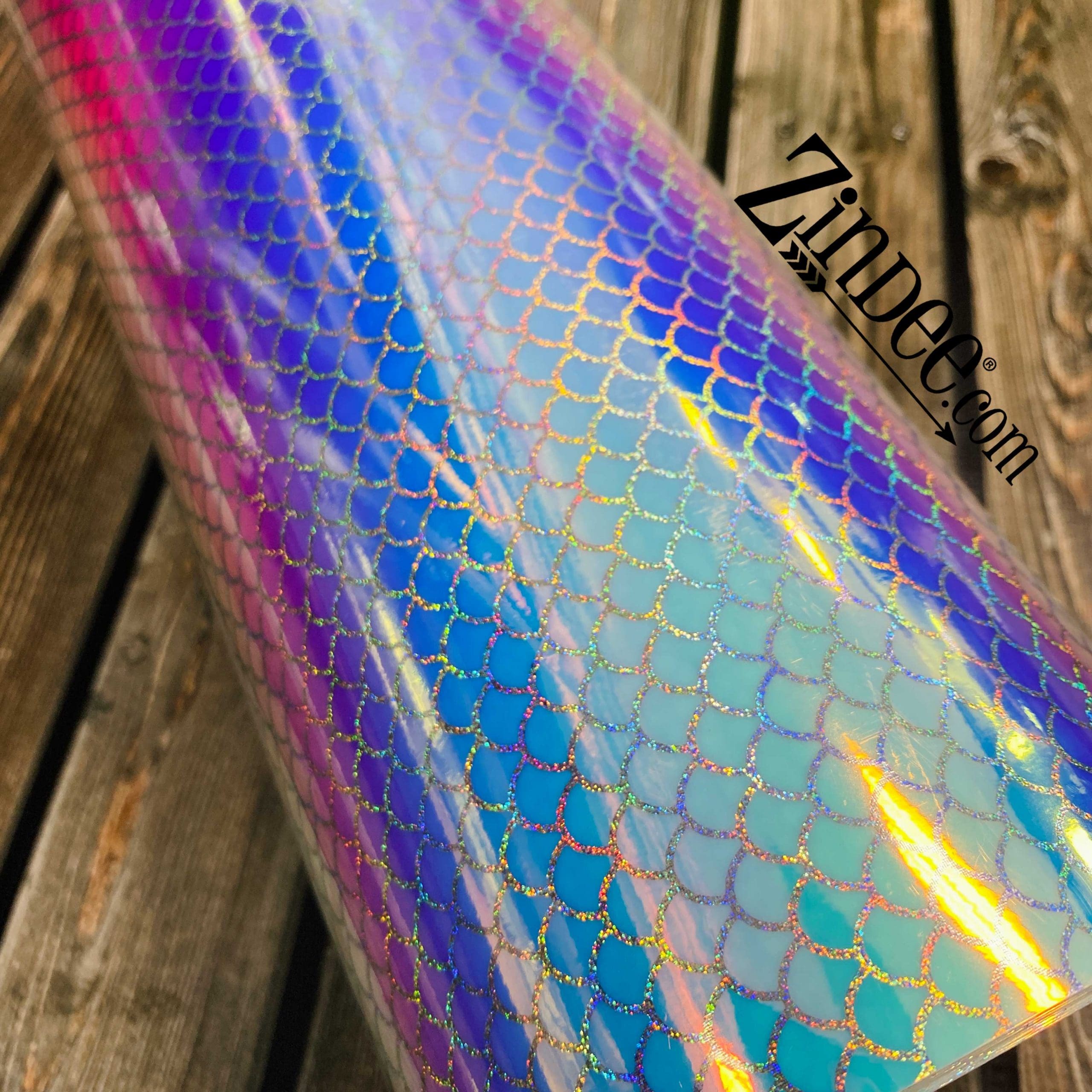 Alternative view of Opal Mermaid Holographic Adhesive