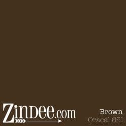 Oracal 651 - Brown
