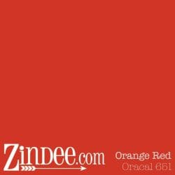 Oracal 651 - Orange Red