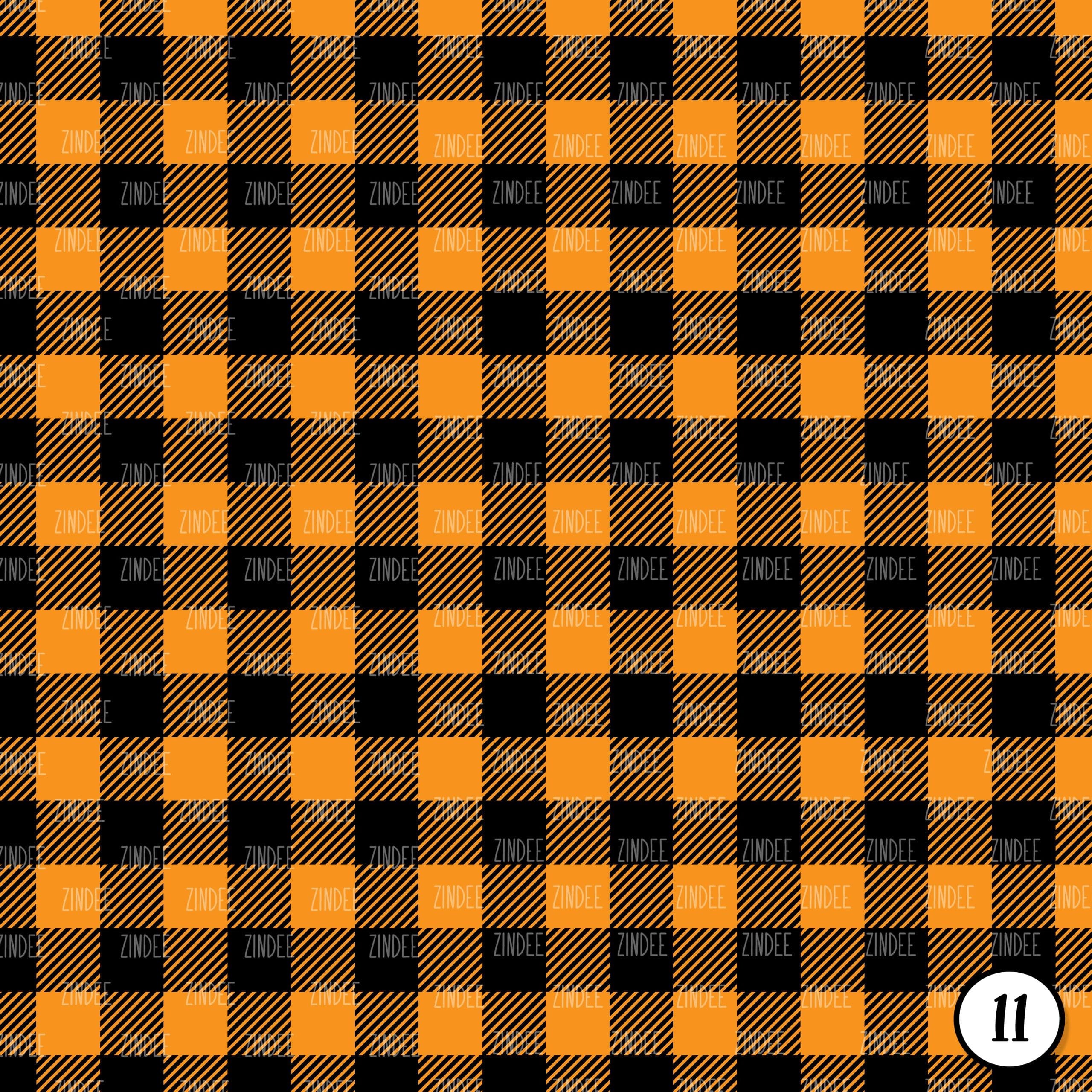 Orange Black Plaid (vinyl) - Image 12