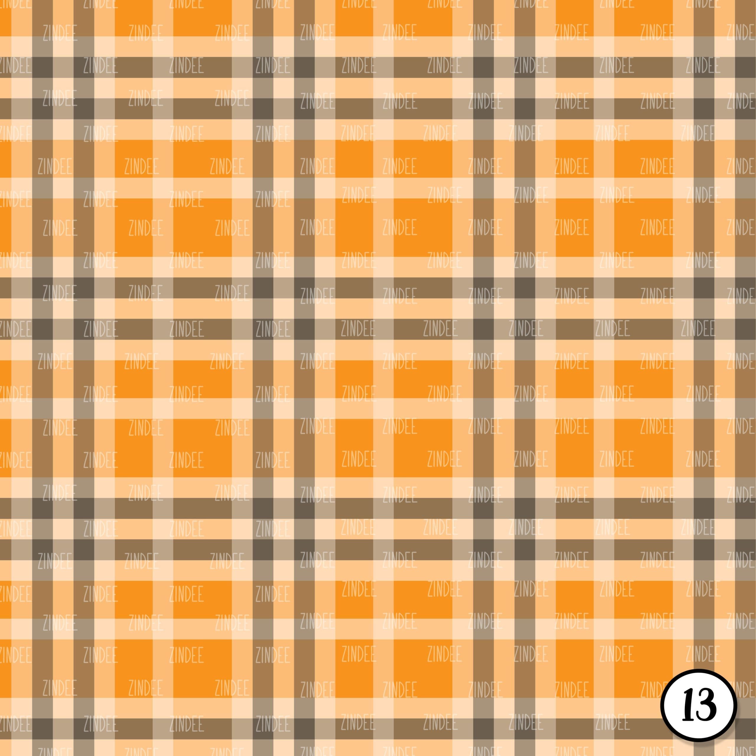 Orange Black Plaid (vinyl) - Image 14